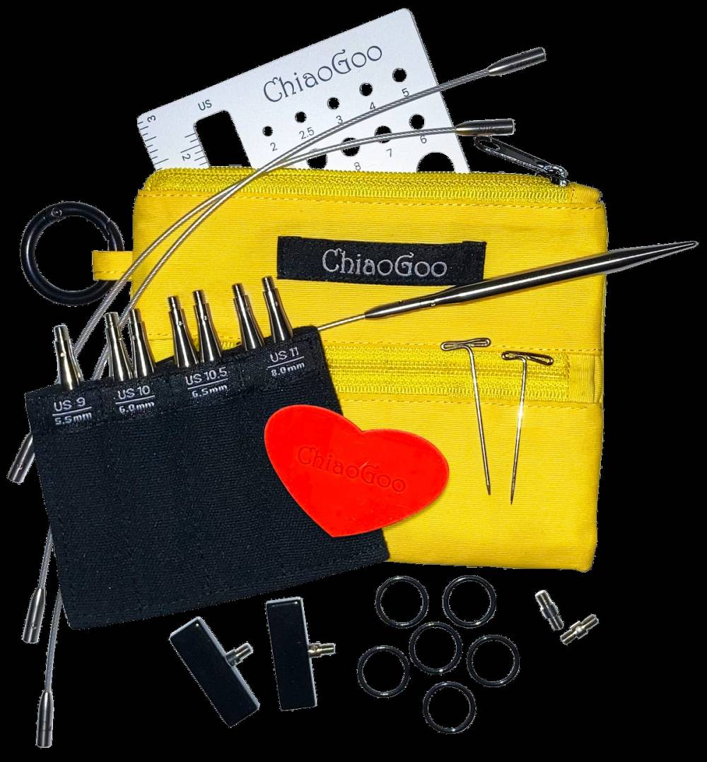 ChiaoGoo Twist Shorties Set - Mini - Knitting Needles