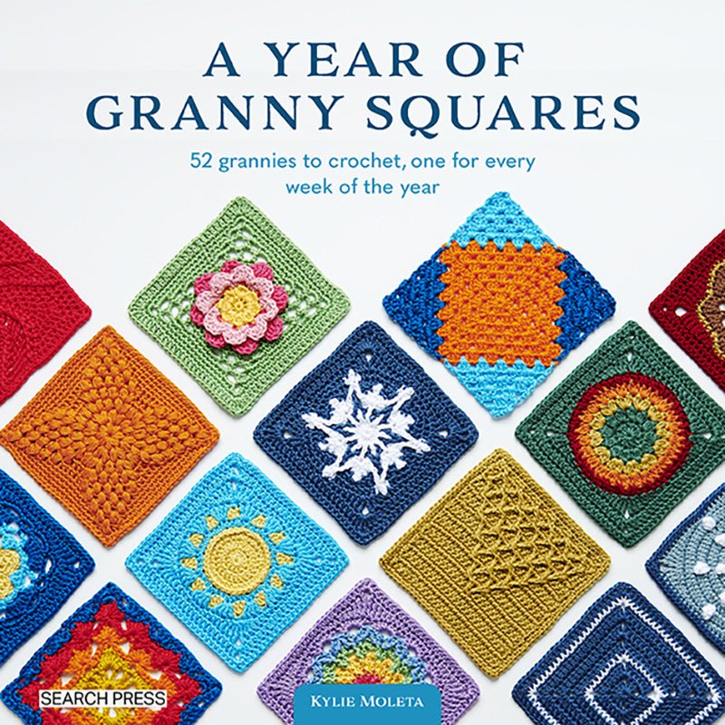 A Year of Granny Squares - Kylie Moleta - The Little Yarn Store