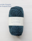 Biches & Buches Le Petit Lambswool - Biches & Buches - Dark Blue Turquoise - The Little Yarn Store