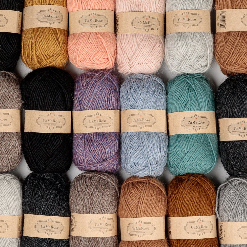 CaMaRose Lamauld - CaMaRose - 6000 Råhvid - The Little Yarn Store