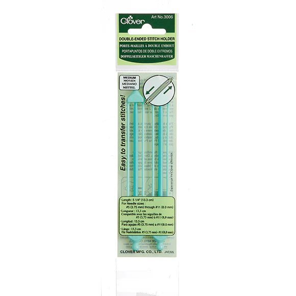 Clover Double Ended Stitch Holders - Clover - Medium - The Little Yarn Store