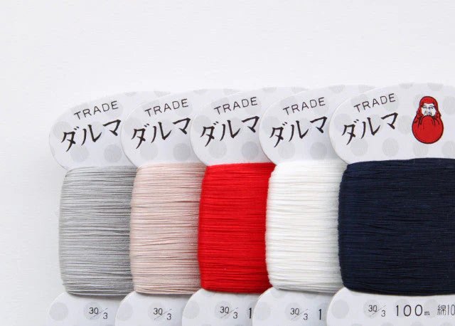 Daruma Home Thread Cards - Daruma - Akaragi - The Little Yarn Store