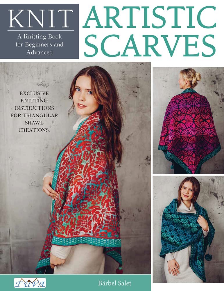 Knit Artistic Shawls: 15 Special Colour Work Designs - Bärbel Salet - The Little Yarn Store