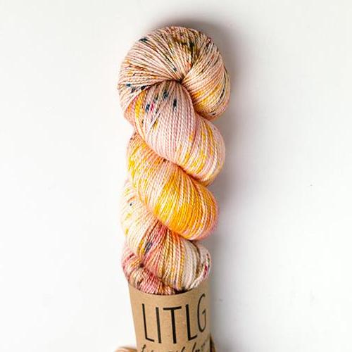 Life in the Long Grass Moon Sock - Life in the Long Grass - Cantaloupe - The Little Yarn Store