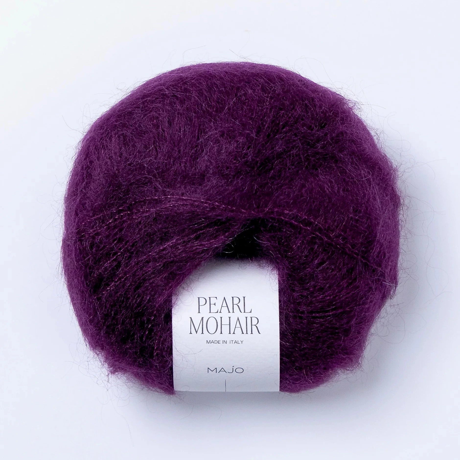 Majo Garn Pearl Mohair - Majo Garn - Wine - The Little Yarn Store