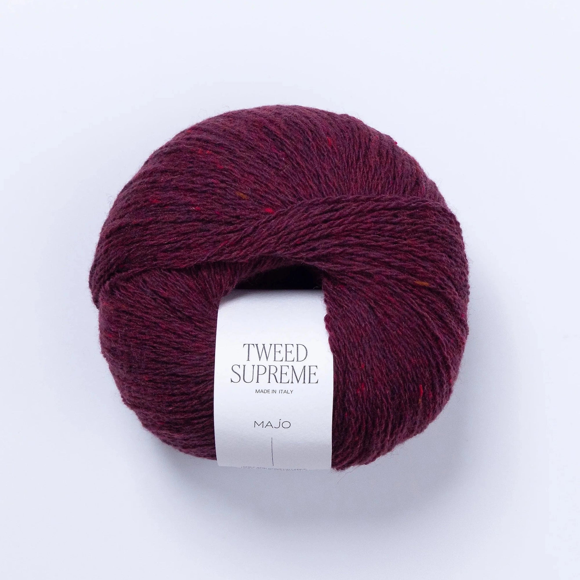 Majo Garn Tweed Supreme - Majo Garn - Burgundy - The Little Yarn Store