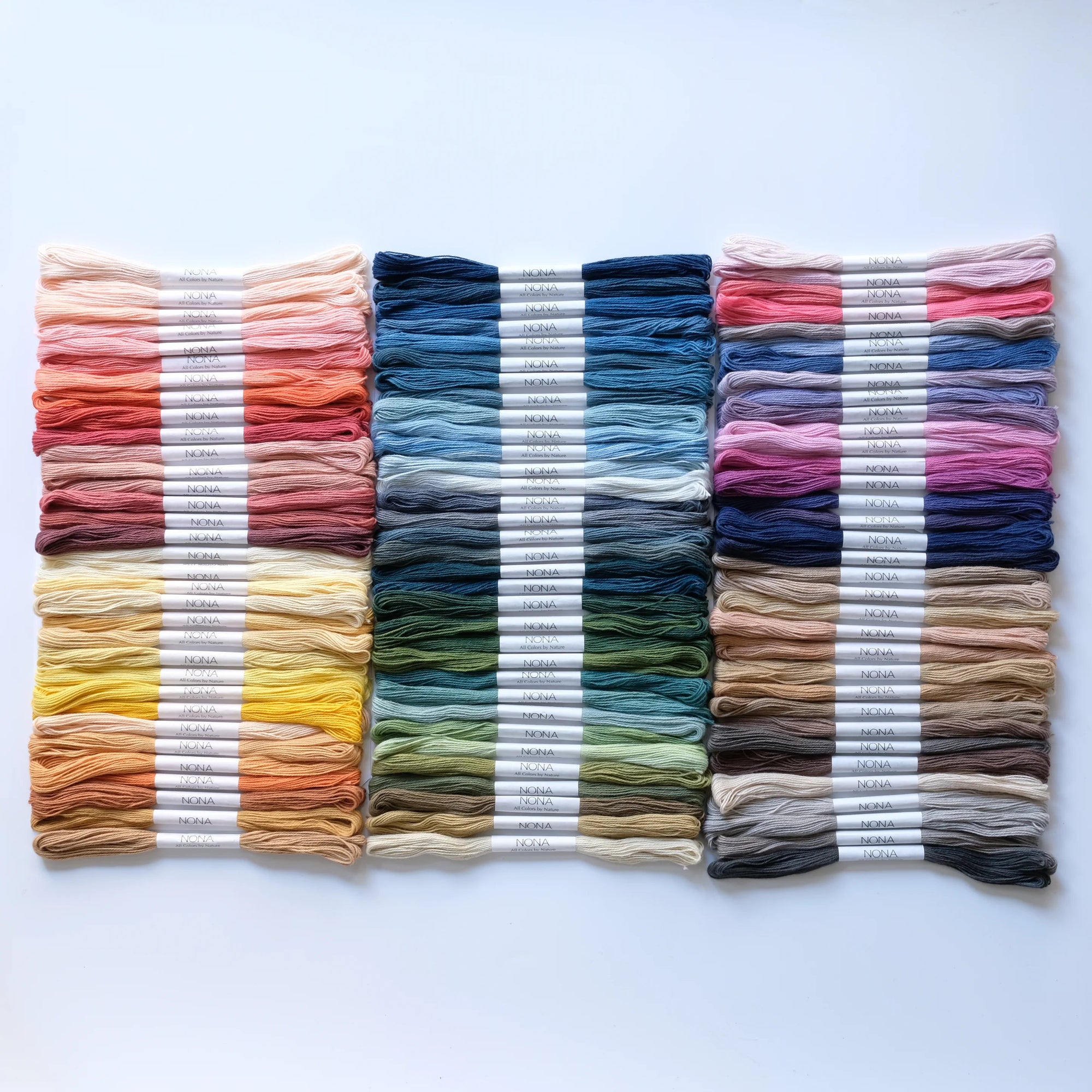 NONA Embroidery Thread 100 - Colour Set - NONA - The Little Yarn Store