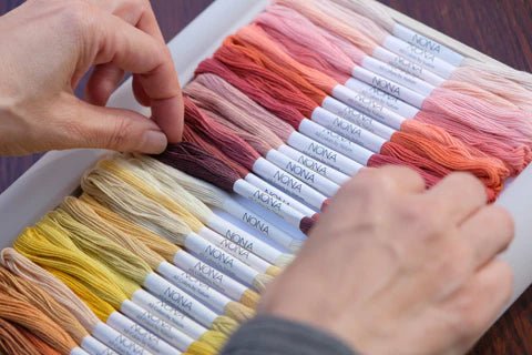 NONA Embroidery Thread 100 - Colour Set - NONA - The Little Yarn Store