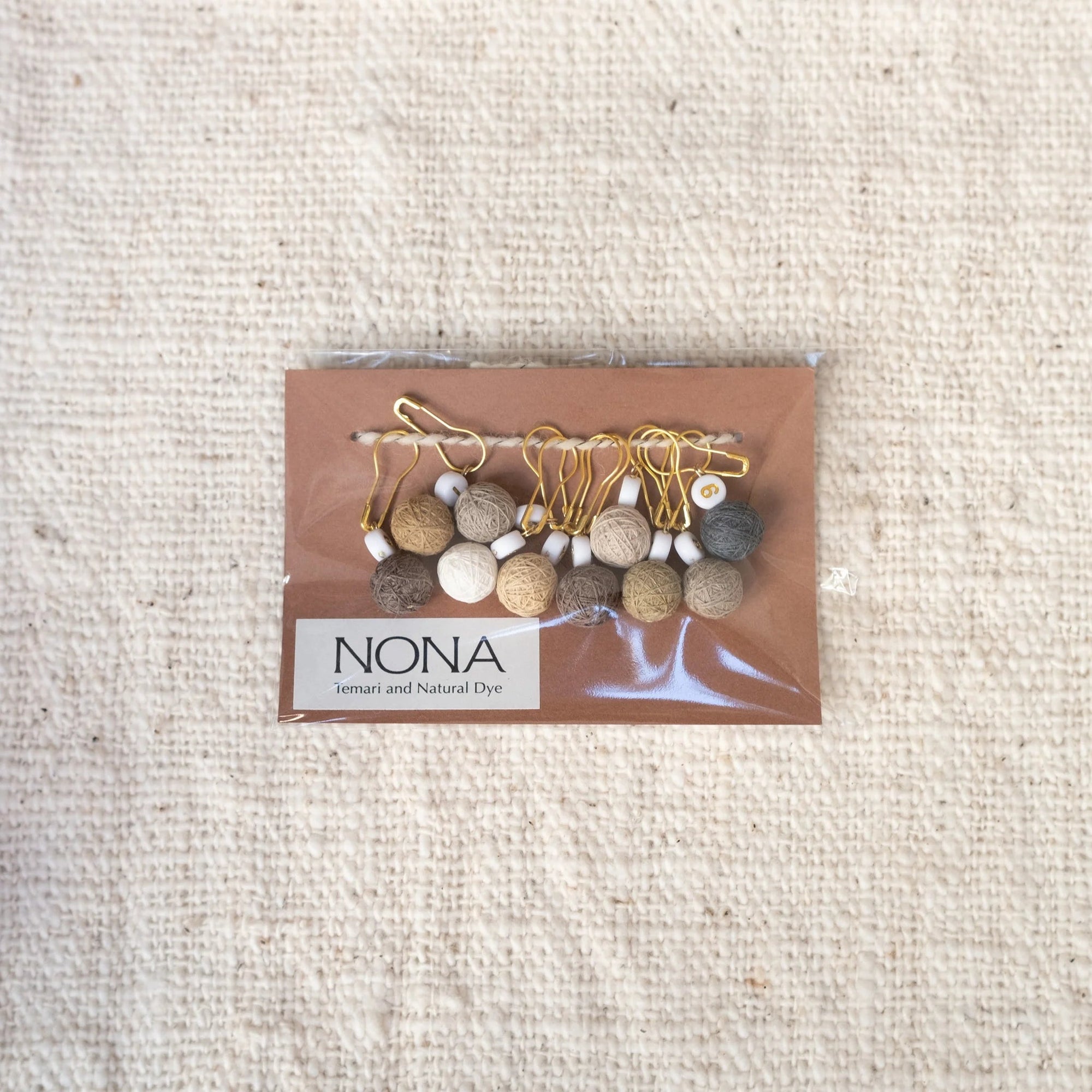 NONA Temari Stitch Markers - NONA - Earth - The Little Yarn Store