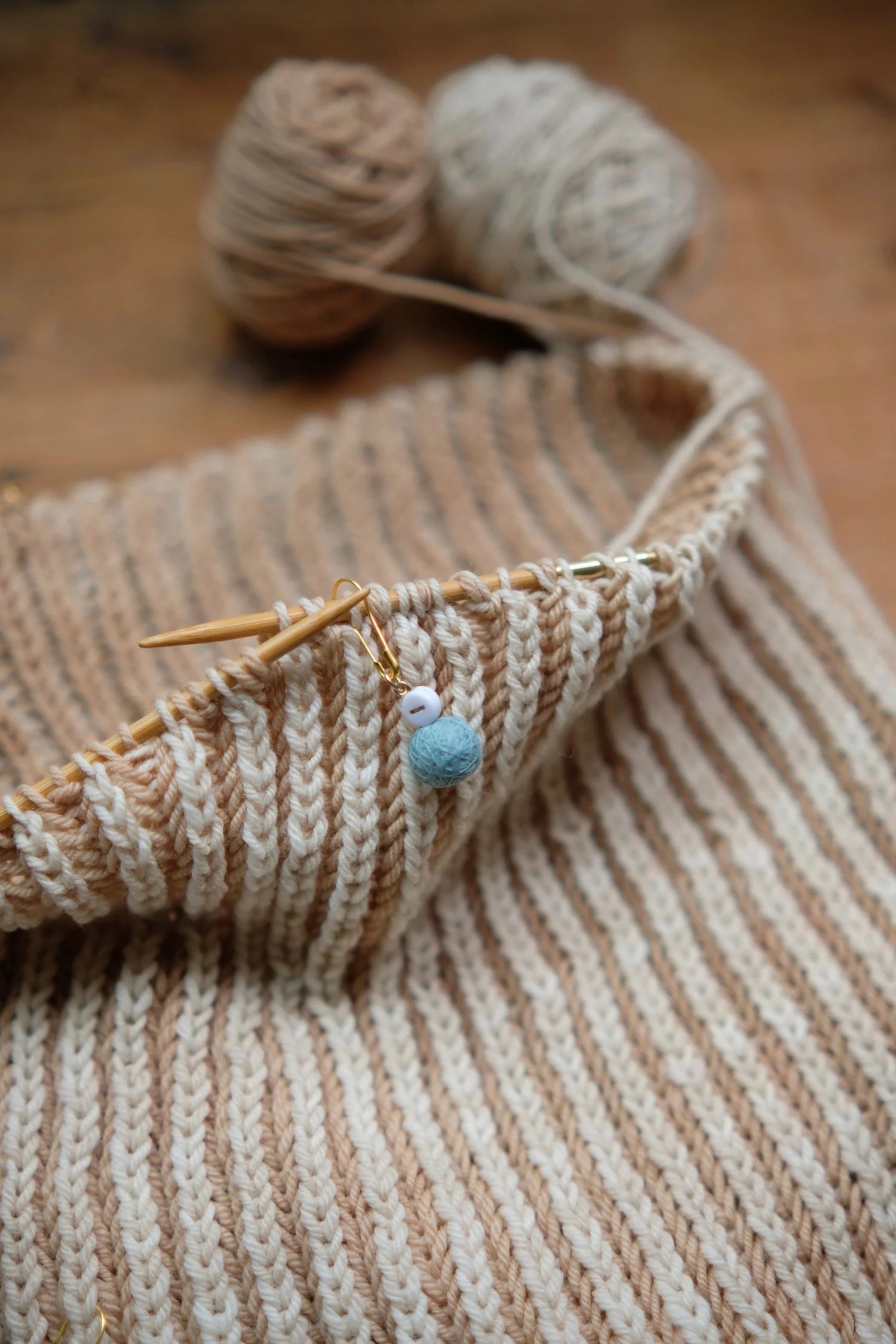 NONA Temari Stitch Markers - NONA - Earth - The Little Yarn Store