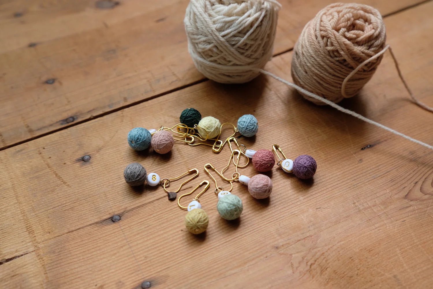 NONA Temari Stitch Markers - NONA - Earth - The Little Yarn Store