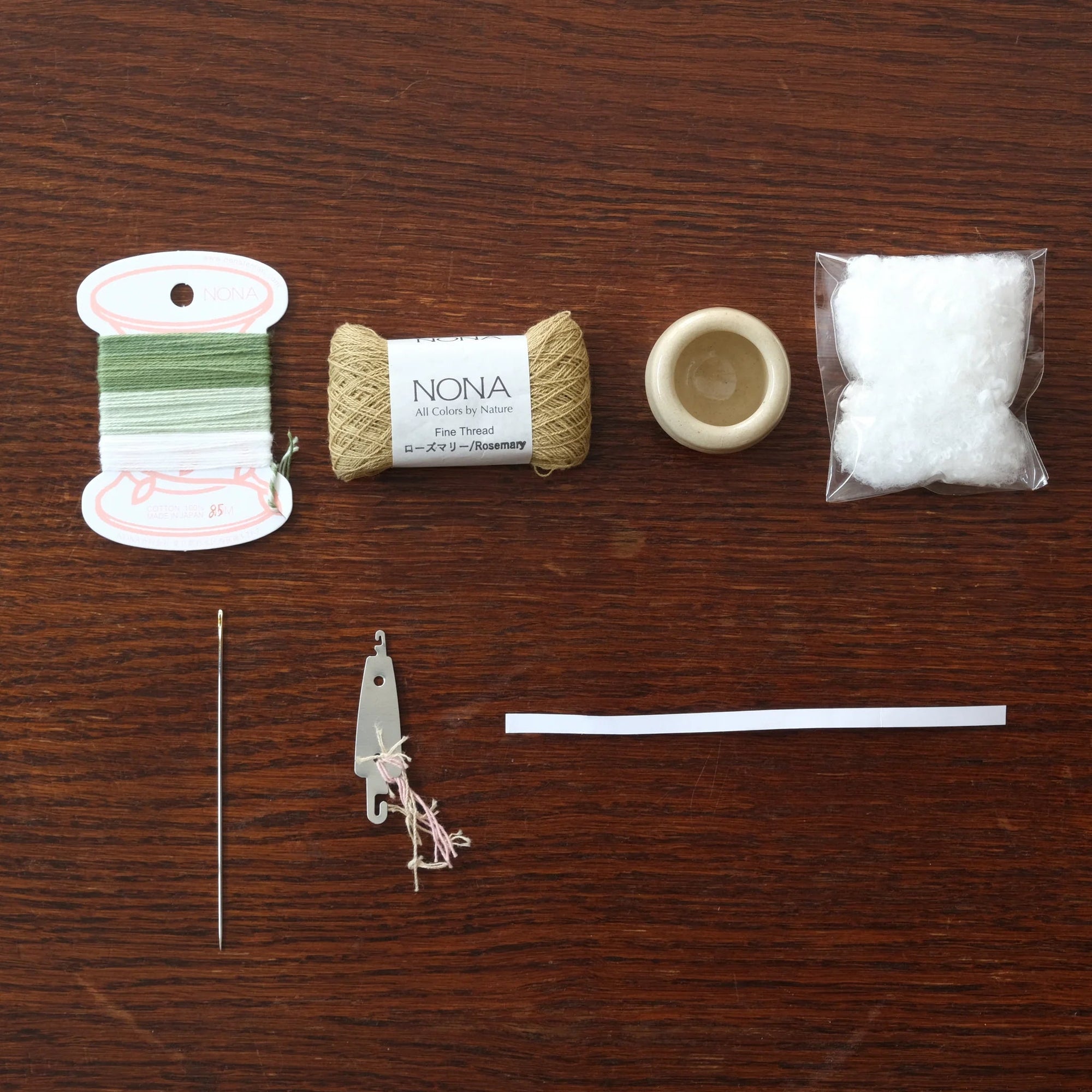 NONA White Clover Pincushion Kit - NONA - The Little Yarn Store