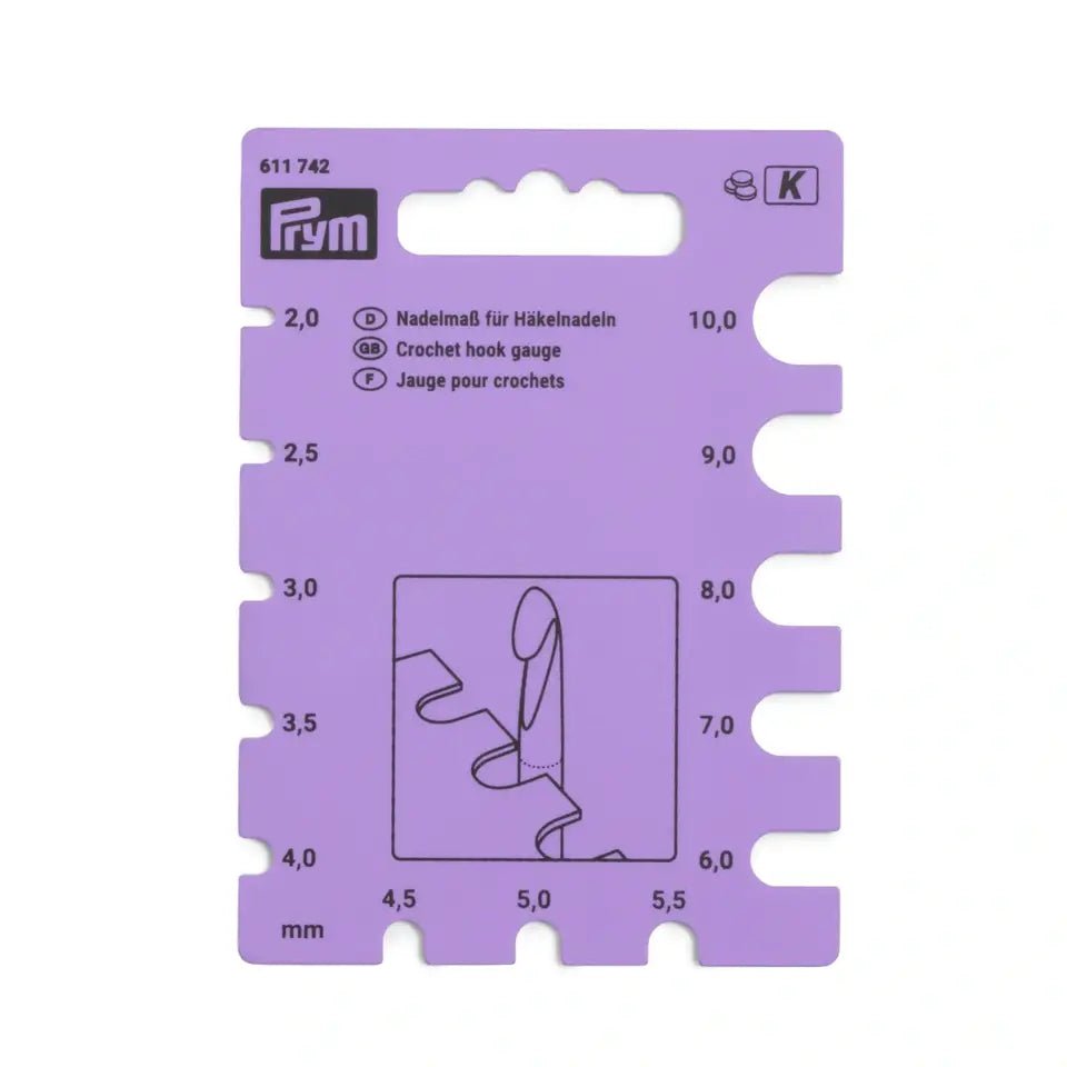 Prym Crochet Hook Gauge - Prym - The Little Yarn Store